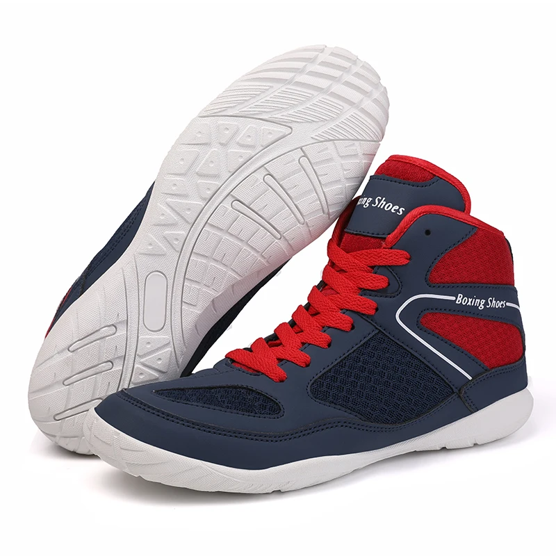 Men'S Shoes Navy Blue - Scarpe da wrestling professionali da uomo