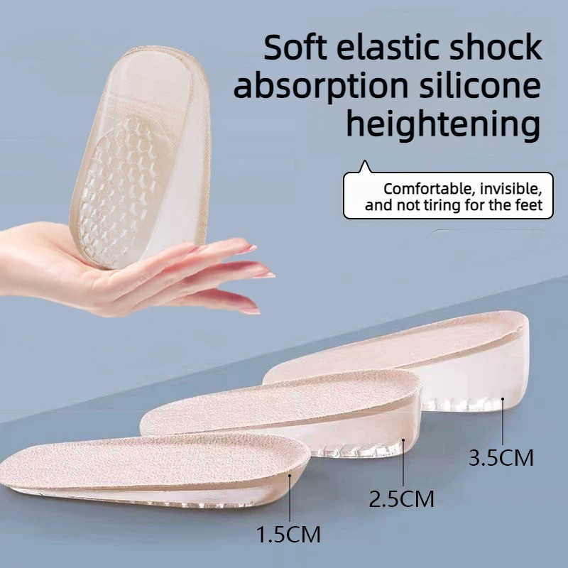 Men Shoes Outlet - Solette in Silicone per Aumentare l'Altezza