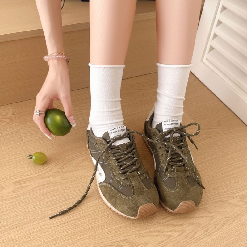 Casual Sneaker Low - Sneakers retrò a blocchi di colore