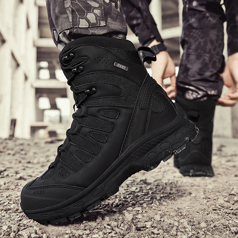 Men Shoes Branded - Nuovi uomini stivali tattici marchio militare
