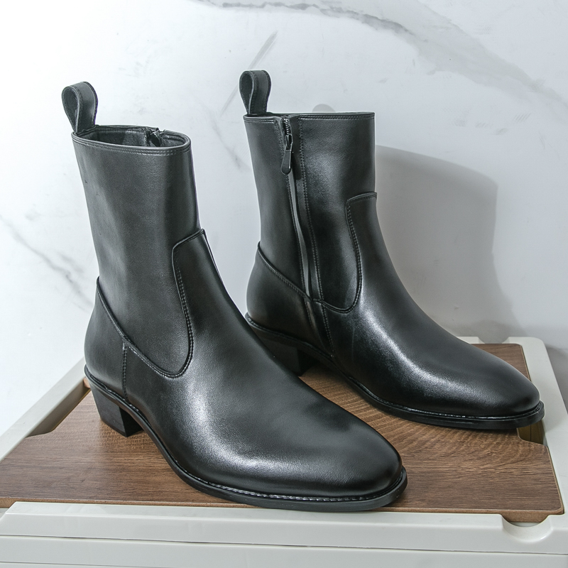 Men Shoes Branded - Nuovi stivali lunghi Chelsea stile inglese