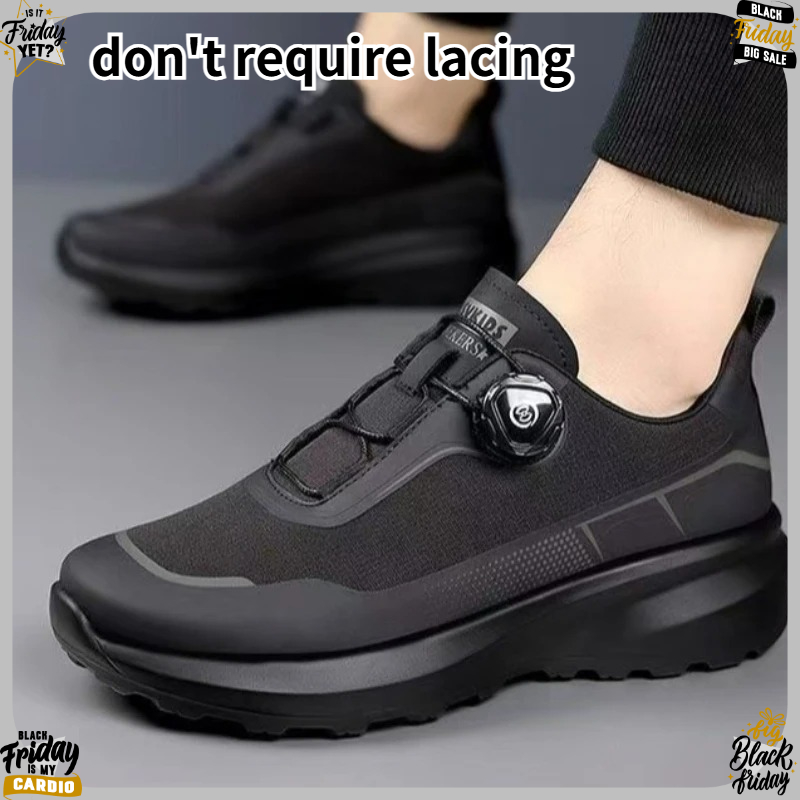 Men'S Shoes Comfortable Walking - Scarpe Casual da Uomo con Fibbia