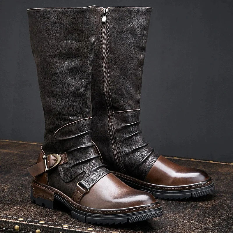 Men'S Shoes Louis Vuitton - Scarpe medievali retrò in pelle PU