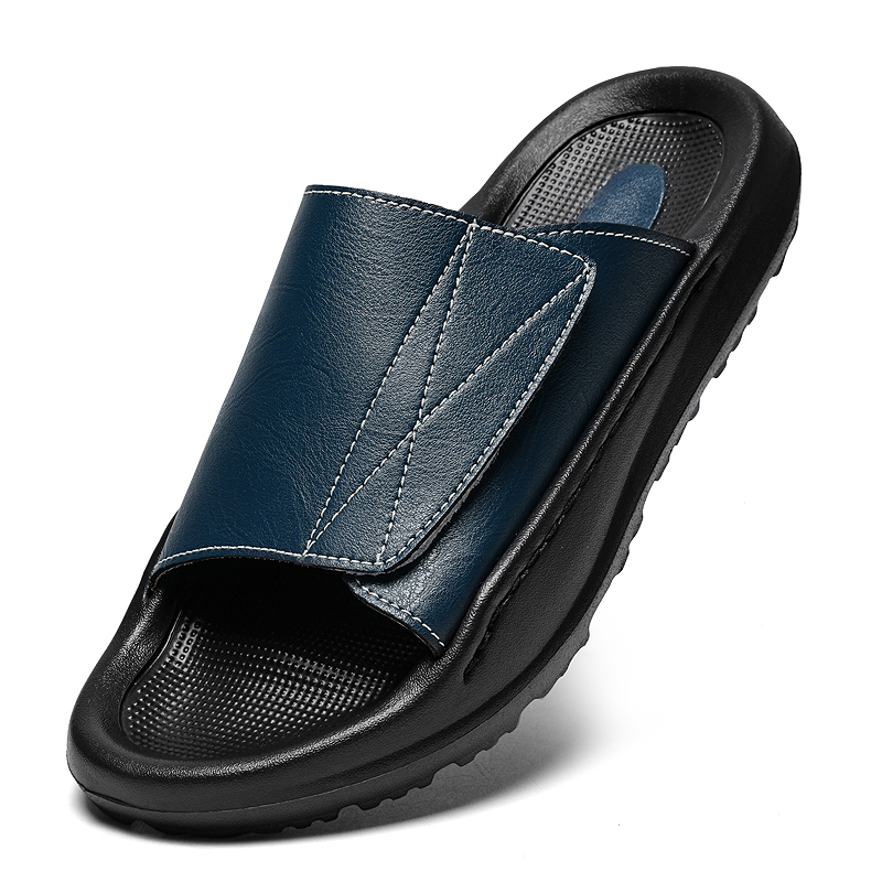 Ciabatte in Pelle Easy-top per - Men'S Shoes Comfortable Walking recensione e prezzo