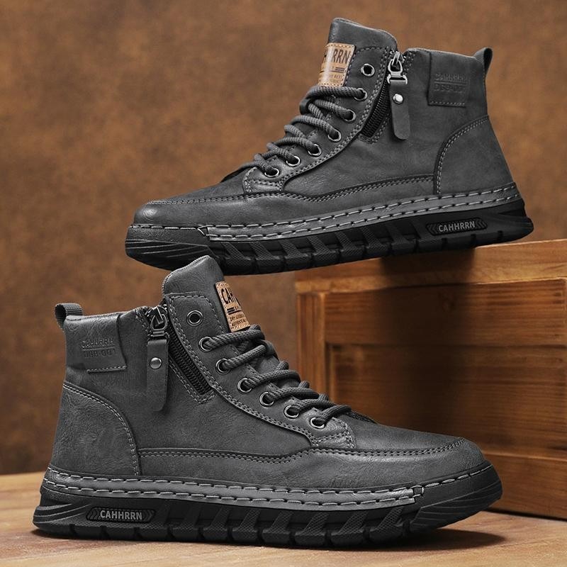 Stivali da uomo in pelle alti  - Men'S Shoes Comfortable Walking recensione e prezzo