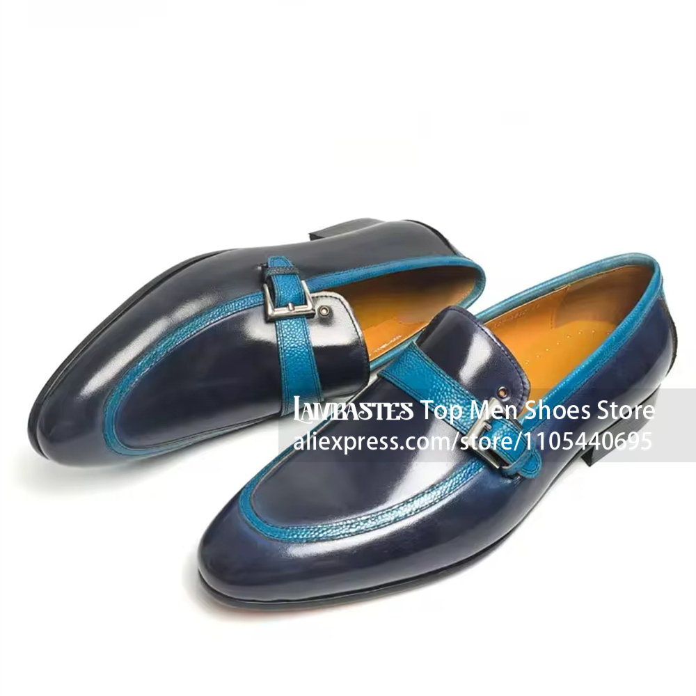 Mocassini Penny Blu Navy con F - Men'S Shoes Navy Blue recensione e prezzo