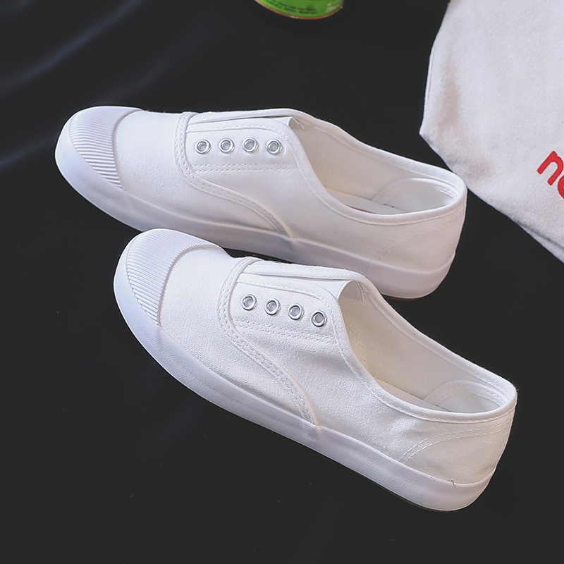 Nuove scarpe di tela bianche d - Casual Sneaker Low recensione e prezzo
